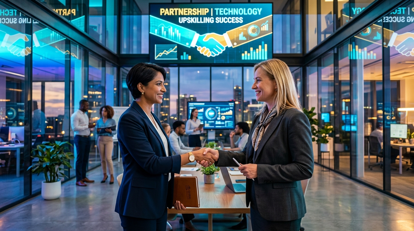 Corporate Business Partnership Handshake